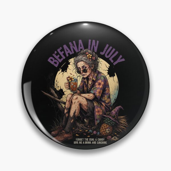Item preview,  Befana In July – Italian Christmas Witch Funny Summer Shirt Italy Folklore Gift Epiphany V10 designed and sold by DarylWelsh2024.