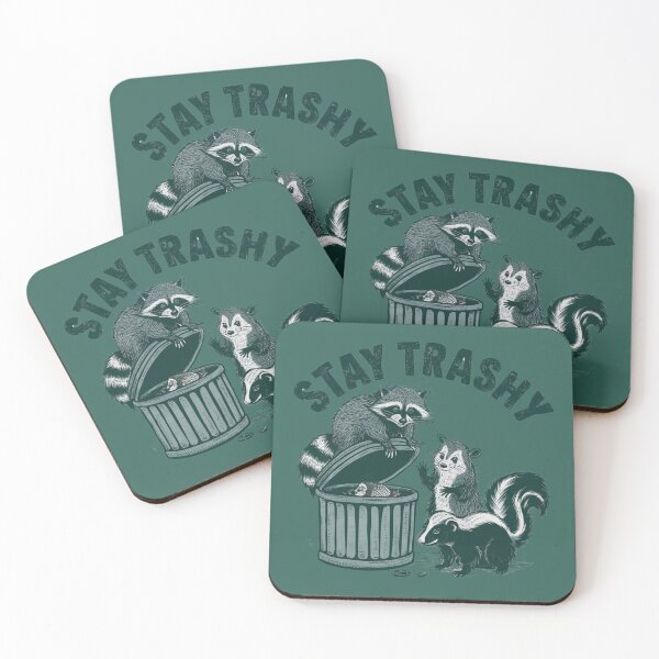 Item preview, Stay Trashy Funny Raccoon Vintage Wildlife designed and sold by BoringClothes .