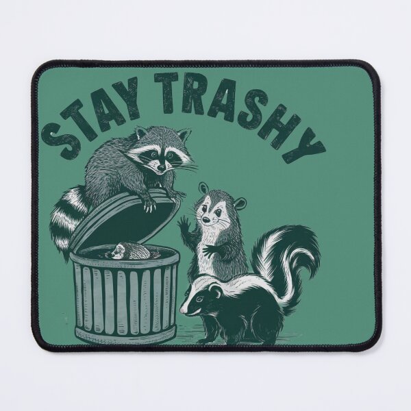 Item preview, Stay Trashy Funny Raccoon Vintage Wildlife designed and sold by BoringClothes .