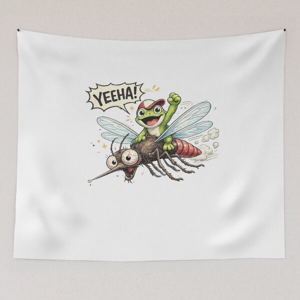 Item preview, Cowboy Frog on Crazy Mosquito designed and sold by KM Design.