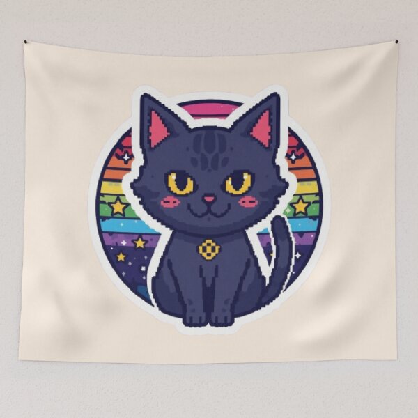 Item preview, Pixel Paws Retro Gaming Sticker designed and sold by Stylestickers55.