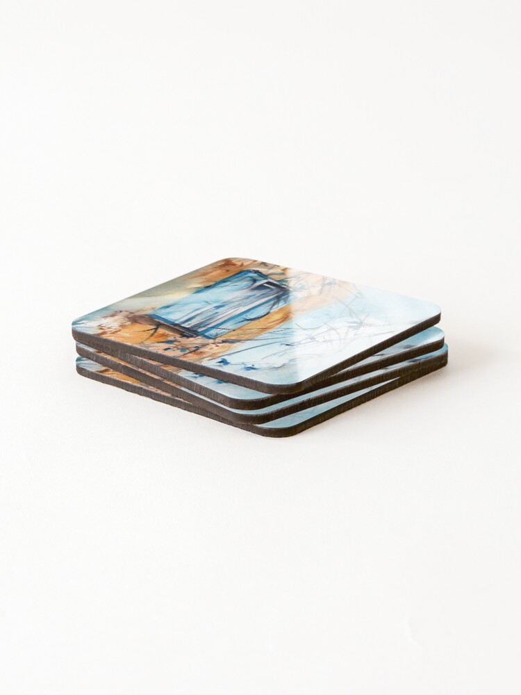 Thumbnail 4 of 5, Coasters (Set of 4), Frozen Window designed and sold by CanotStop.