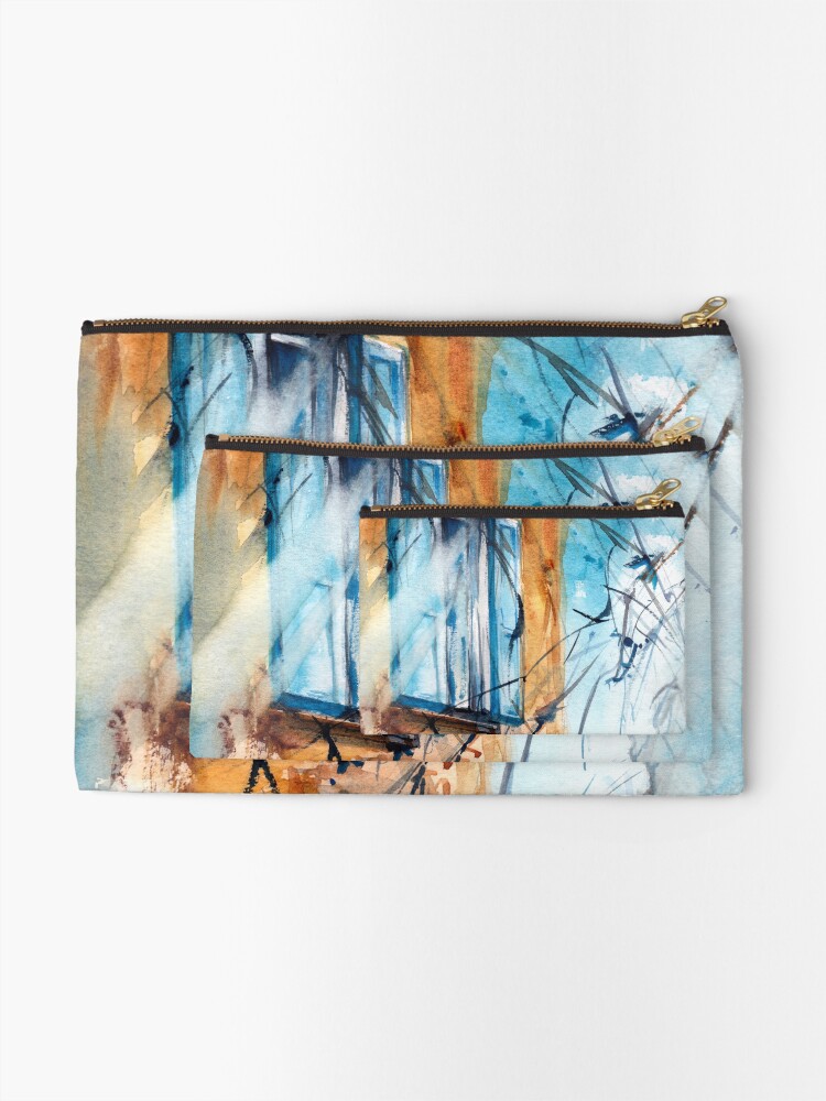 Thumbnail 2 of 4, Zipper Pouch, Frozen Window designed and sold by CanotStop.