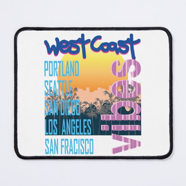 Item preview, West Coast Vibes - Retro USA West Coast City Design designed and sold by MiPa78.
