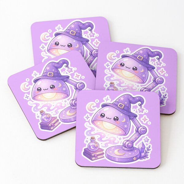 Item preview, Magical Witch Desk Lamp Sticker designed and sold by Christiana-Art.