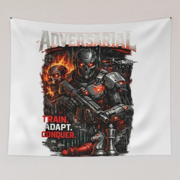 Item preview, Adversarial Cyber Warrior – Train Adapt Conquer Tactical designed and sold by CatLovers Studio.