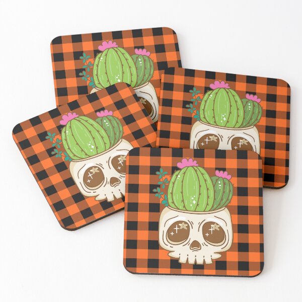 Item preview, Summerween Skull with Cactus  designed and sold by WildWoodlandWitch.