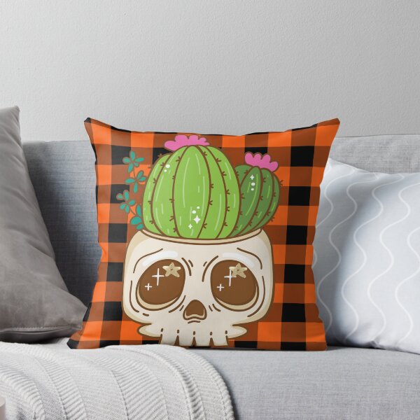 Item preview, Summerween Skull with Cactus  designed and sold by WildWoodlandWitch.