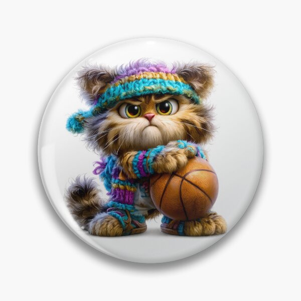 Item preview, Cute Basketball Cat | Funny Cat Playing Basketball | Sports Lover Gift designed and sold by GGAUL.