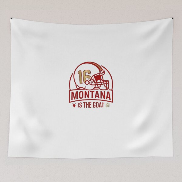 Item preview, Montana GOAT Graphic 49ers NFL Quarterback Legend designed and sold by ThatFootball12.