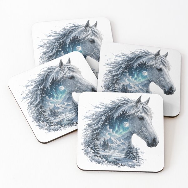 Item preview, Horse Portrait – Winter Landscape designed and sold by OTSC.