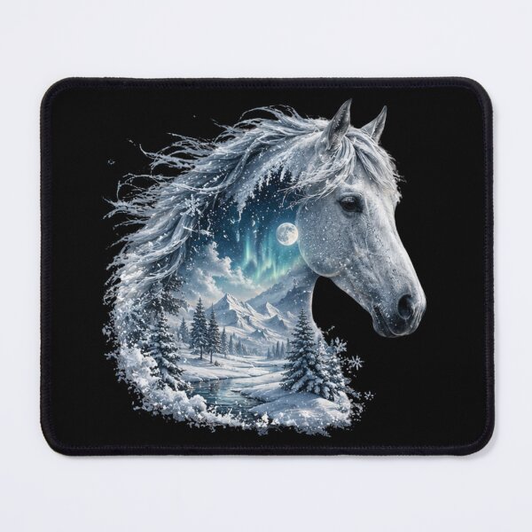 Item preview, Horse Portrait – Winter Landscape designed and sold by OTSC.