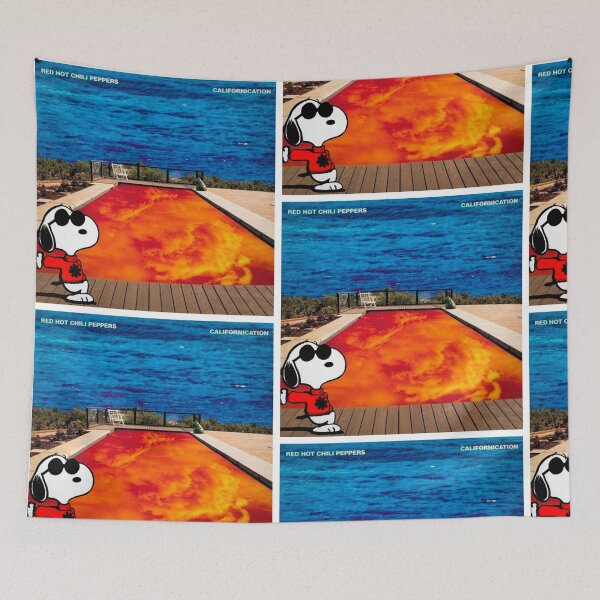 Item preview, Californication Inspired Snoopy Design | RHCP Music Fan Art designed and sold by martirush.