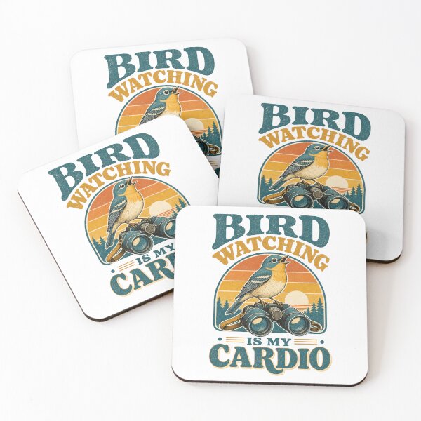 Artikelvorschau, Bird Watching Is My Cardio Vintage Vogel entworfen und verkauft von BoosterShop.