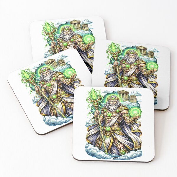 Artikelvorschau, Emerald Thunder – Cyber Zeus, Herr des Sturms entworfen und verkauft von onlin3boutiqu3.