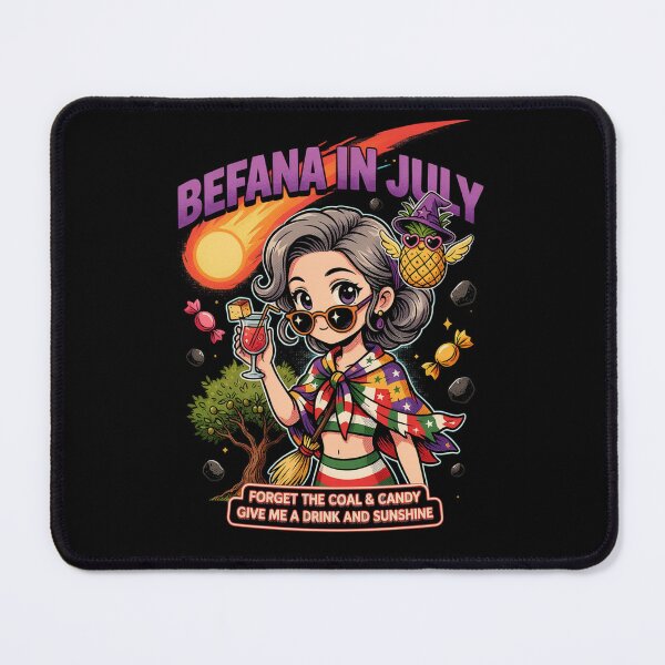 Item preview,  Befana In July – Italian Christmas Witch Funny Summer Shirt Italy Folklore Gift Epiphany V11 designed and sold by DarylWelsh2024.