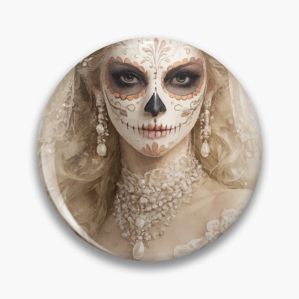 Item preview, White Majesty / La Catrina Collection designed and sold by ValentynaTyshenkoArt.