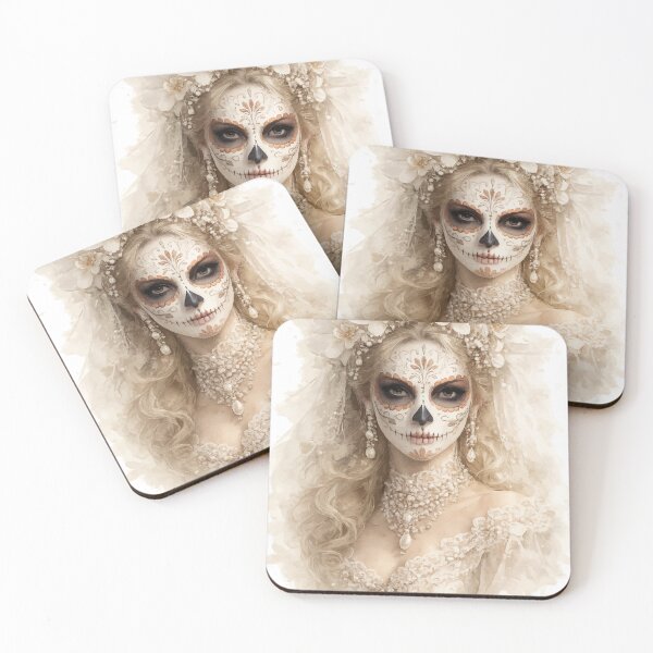 Item preview, White Majesty / La Catrina Collection designed and sold by ValentynaTyshenkoArt.