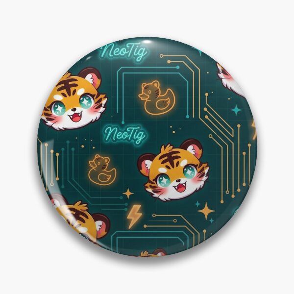 Item preview, Cute Tiger Pattern Kids Gift Wrapping Paper Toddler Room Decor Animal Print designed and sold by NeoTigLuna.