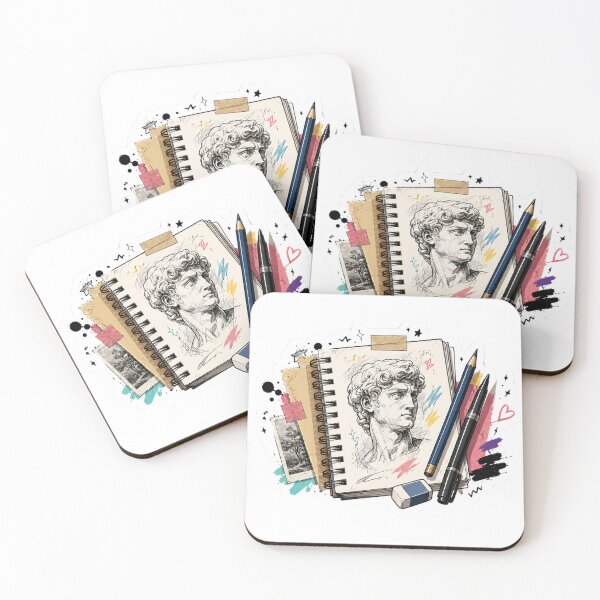 Item preview, Classical Sketch Artist Notebook Aesthetic Art designed and sold by arildesigns.