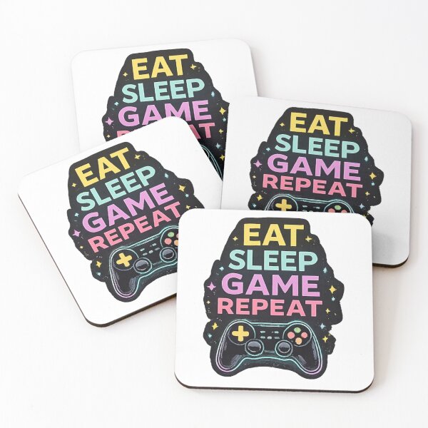 Item preview, Eat Sleep Game Repeat Funny Gamer Gaming Design designed and sold by JamalHashim.