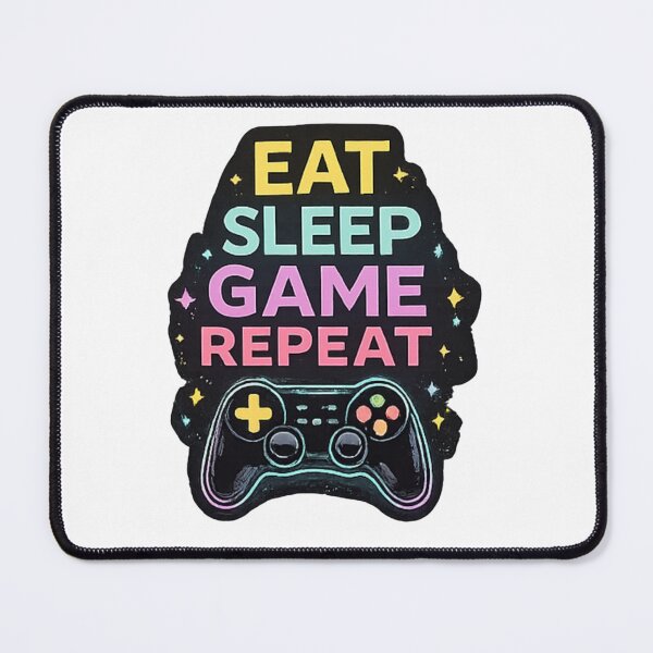 Item preview, Eat Sleep Game Repeat Funny Gamer Gaming Design designed and sold by JamalHashim.