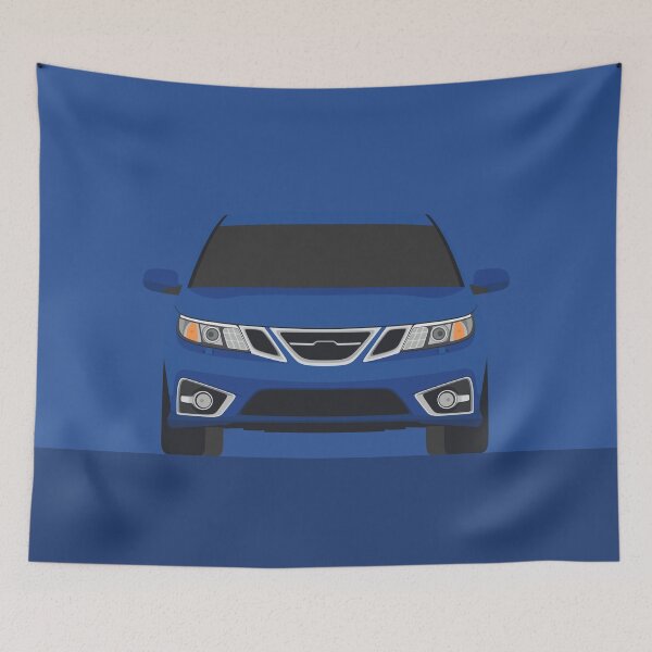 Item preview, Saab 9-3 aero turbo - Vector drawing designed and sold by yohannlp.