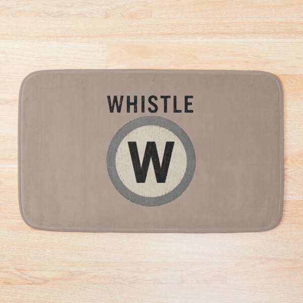 Item preview, British Railway Whistle Board | Vintage W Railway Sign designed and sold by Geokafi.