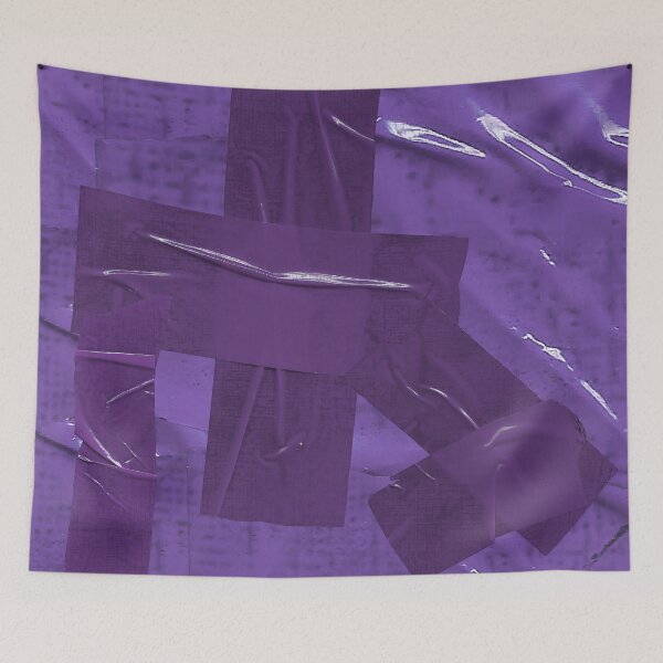Item preview, Purple Tape Collage designed and sold by Swooncake Press.