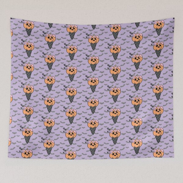 Item preview, Summerween Pumpkin Ice Scream and Bats designed and sold by WildWoodlandWitch.