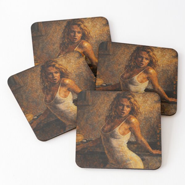 Item preview, Rustic Kitchen Seductress Expressive Impressionist Painting designed and sold by Vicky021.
