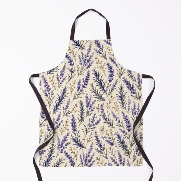 Item preview, Lavender Rosemary Provence Watercolor Botanical Seamless designed and sold by Inkworksbyshery.