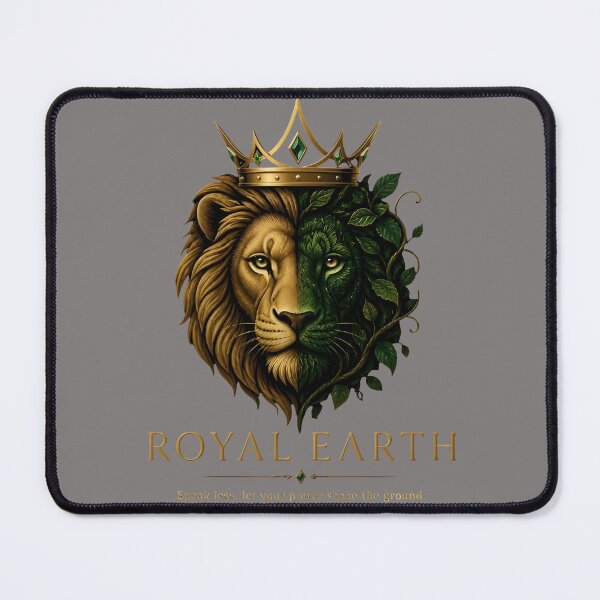 Item preview, Royal Earth Golden Lion Crown Emblem designed and sold by RoyalEarthstore.