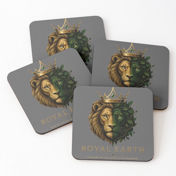 Item preview, Royal Earth Golden Lion Crown Emblem designed and sold by RoyalEarthstore.