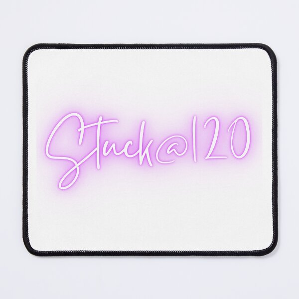 Item preview, Pink Neon Stuck@120 Logo designed and sold by Stuck@120 Merch.