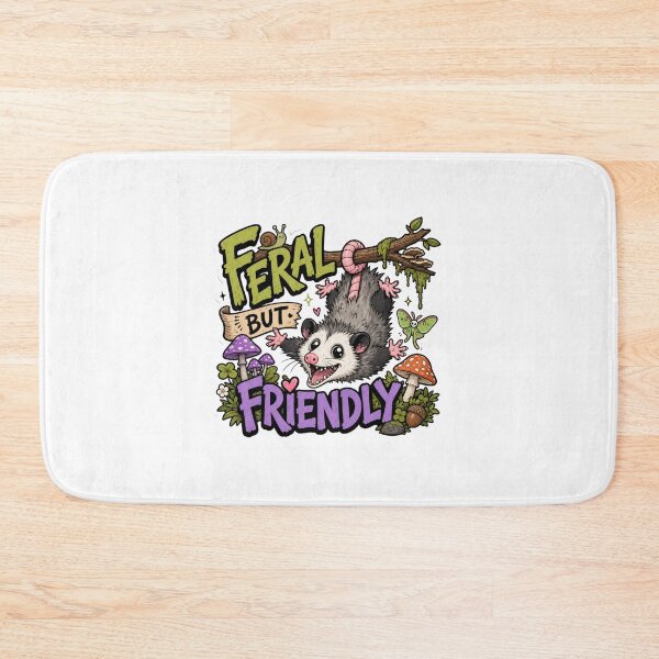 Item preview, Feral But Friendly Cute Possum Goblincore designed and sold by BoosterShop.