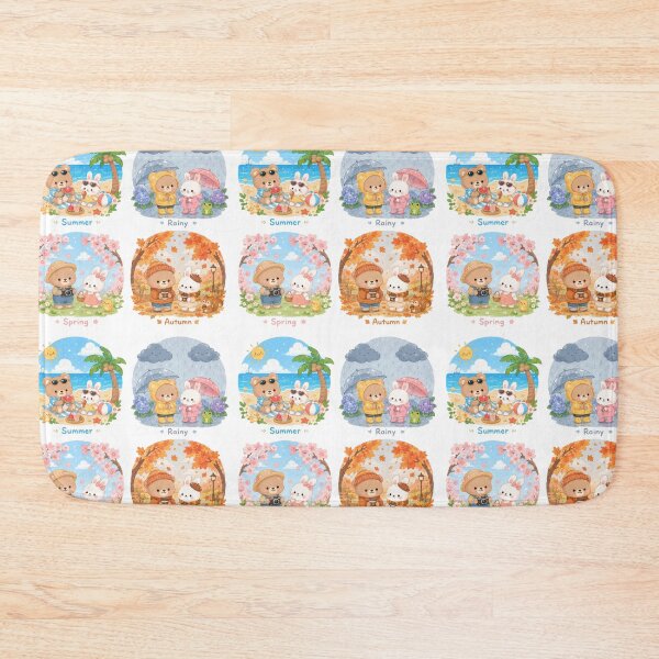 Item preview, Four Seasons Bear and Bunny Friends designed and sold by 0606PM.