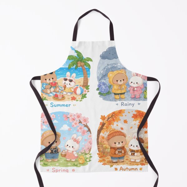 Item preview, Four Seasons Bear and Bunny Friends designed and sold by 0606PM.