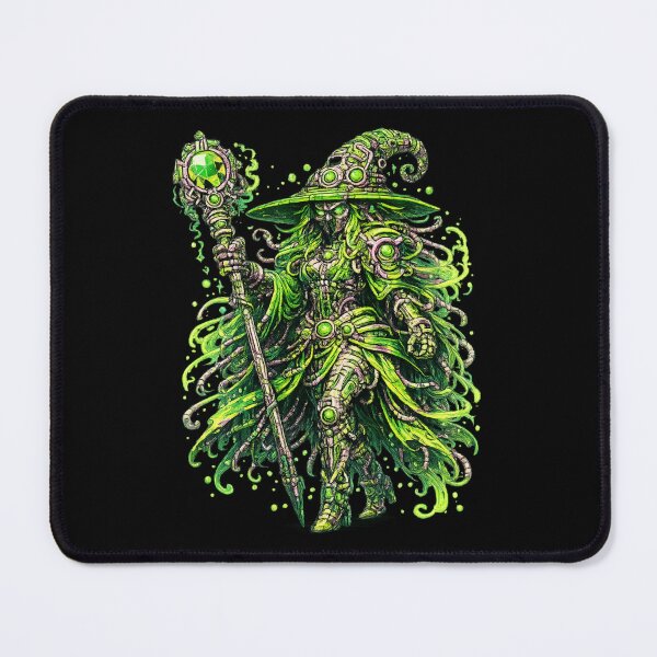 Item preview, Emerald Hex – Cybernetic Witch of the Arcane designed and sold by onlin3boutiqu3.