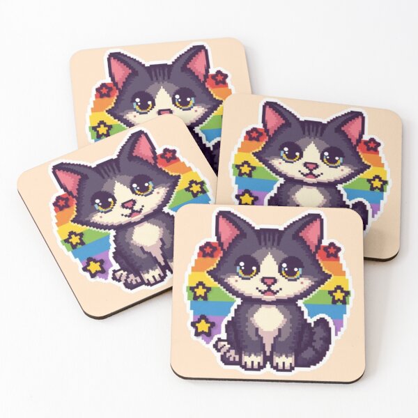 Item preview, Pixel Paws Retro Gaming Sticker designed and sold by Stylestickers55.