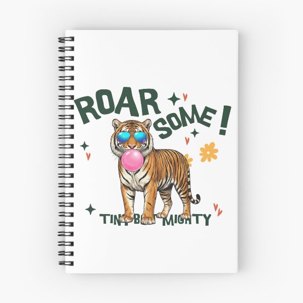 Item preview, Roarsome Tiger Cooler Tiger with Bubble Gum Kawaii designed and sold by BoosterShop.