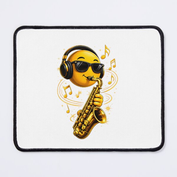 Item preview, Cool and Passionate Saxophonist Emoji designed and sold by KM Design.