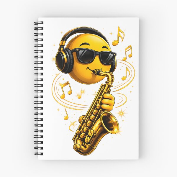 Item preview, Cool and Passionate Saxophonist Emoji designed and sold by KM Design.