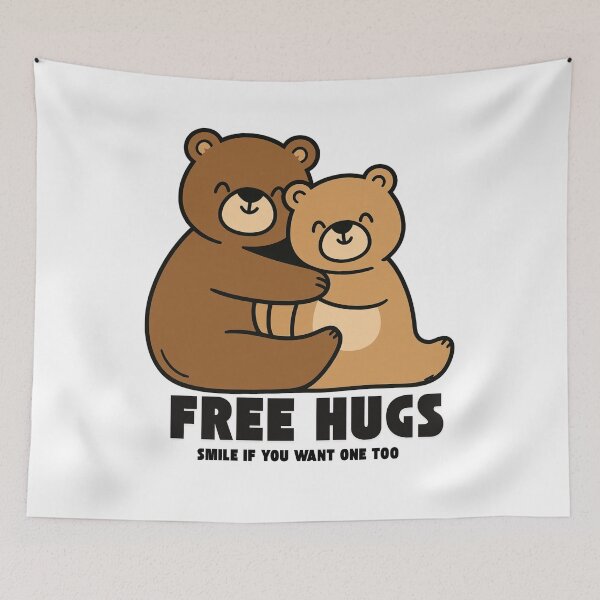 Item preview, Free Hugs designed and sold by Wear your geek.
