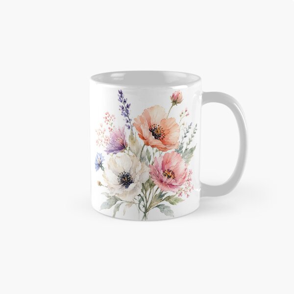 Item preview, Watercolor Wildflower Bouquet Art  designed and sold by Jaideep Walia.