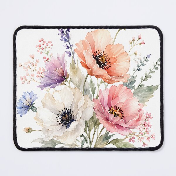 Item preview, Watercolor Wildflower Bouquet Art  designed and sold by Jaideep Walia.