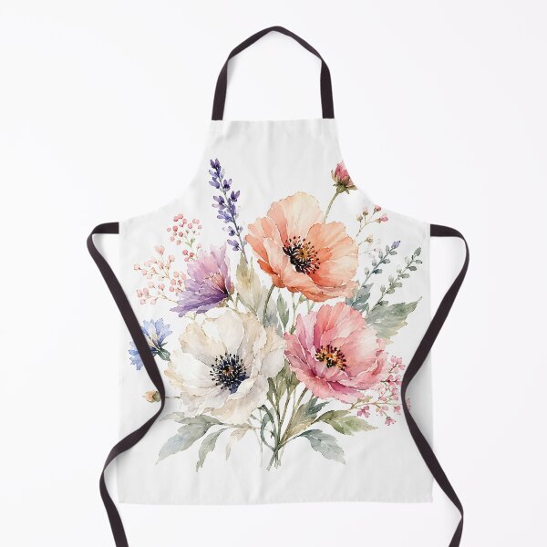 Item preview, Watercolor Wildflower Bouquet Art  designed and sold by Jaideep Walia.