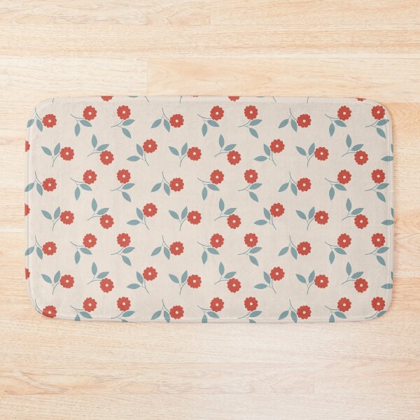 Item preview, Folk Floral Red Daisies designed and sold by Kusaka.art.