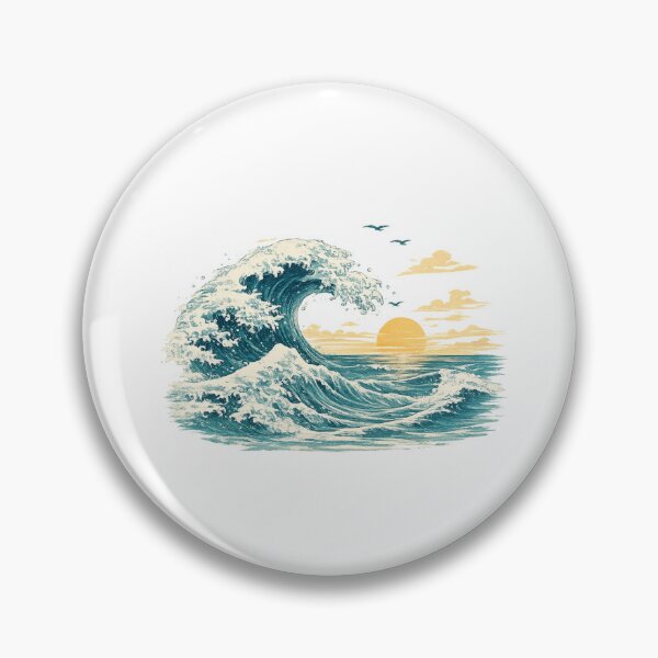 Item preview, Ocean Wave at Sunset designed and sold by KM Design.