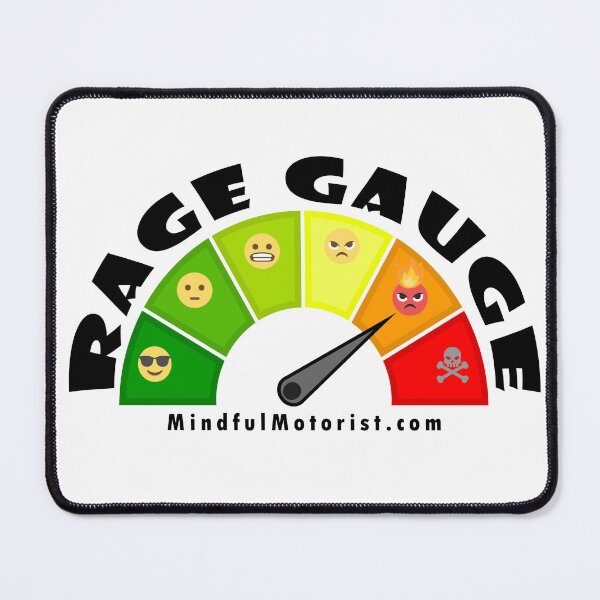 Item preview, Angry Rage Gauge designed and sold by MindfulMotorist.
